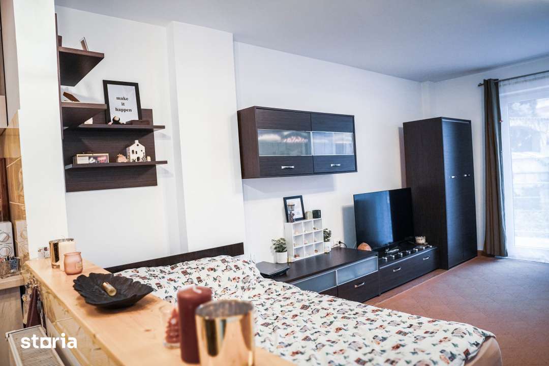 Garsoniera superba, atipica, cu balcon – Valea Aurie | Ideala pentr — fotografia 3
