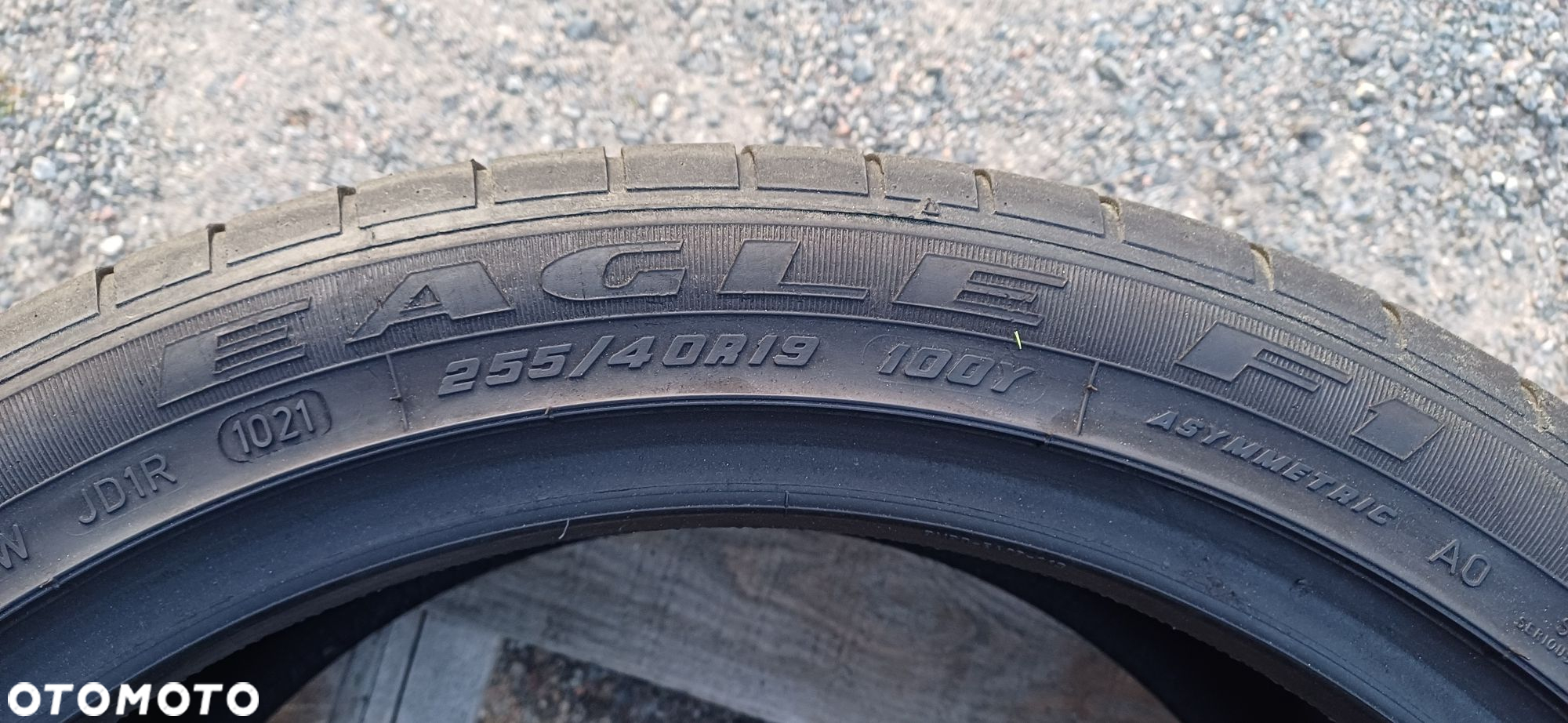 255/40R19 100Y GOODYEAR , dwie opony letnie . - 5