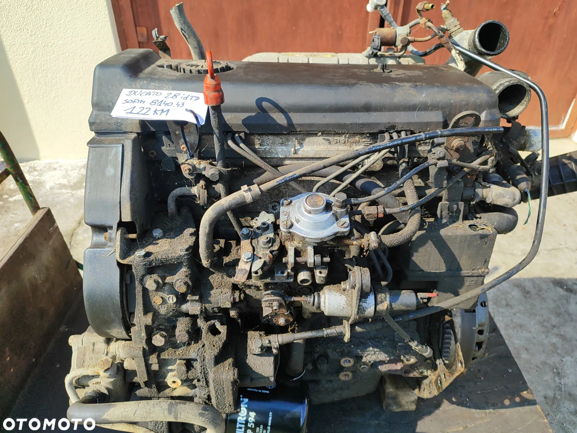Silnik 2.8 idTD TDI kompletny SOFIM 8140,43 122KM do Fiat Ducato II 94-02 lub wózek widłowy - 2