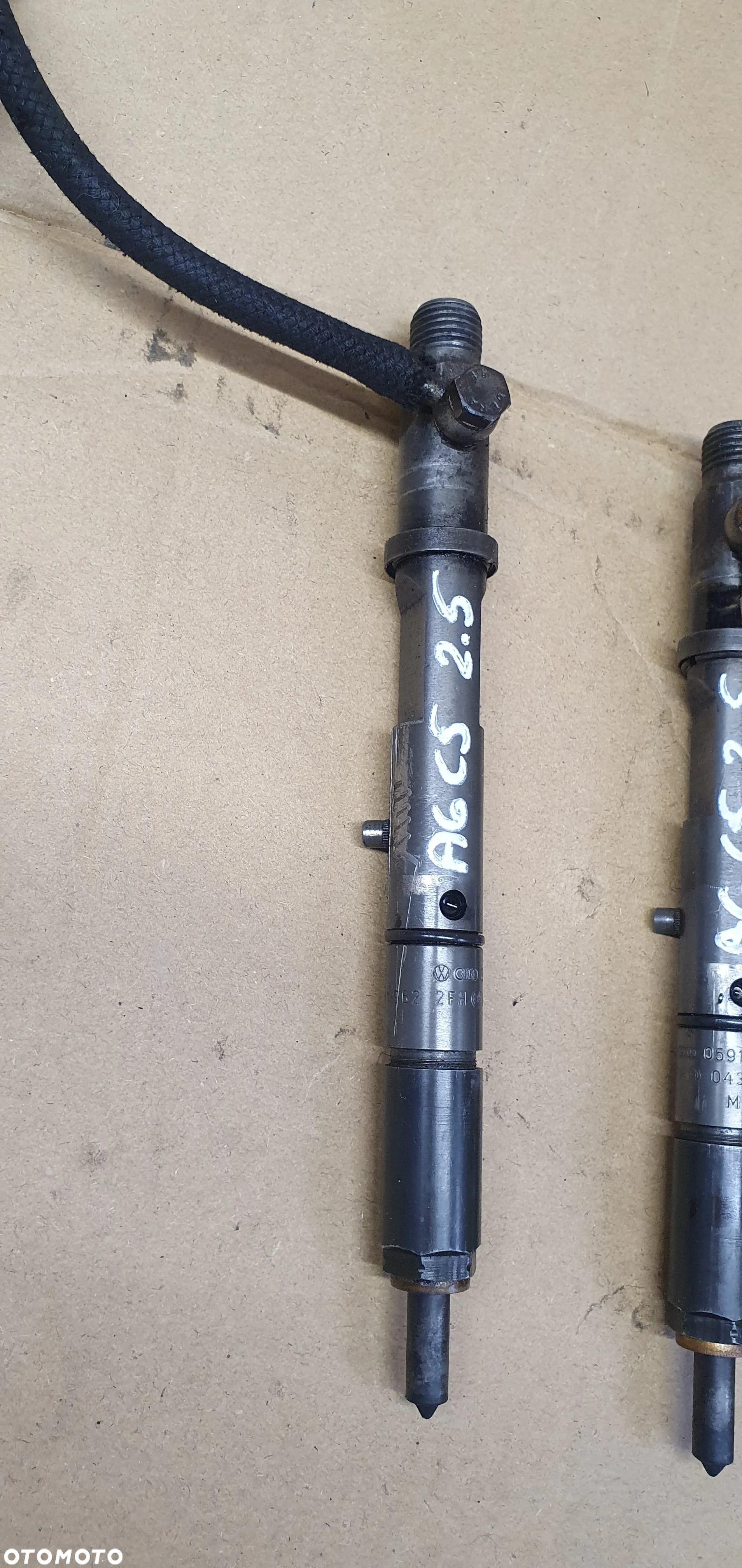 Wtrysk wtryskiwacz wtryskiwacze wtryski paliwa Audi A6 C5 2.5 TDI 059130201A - 4