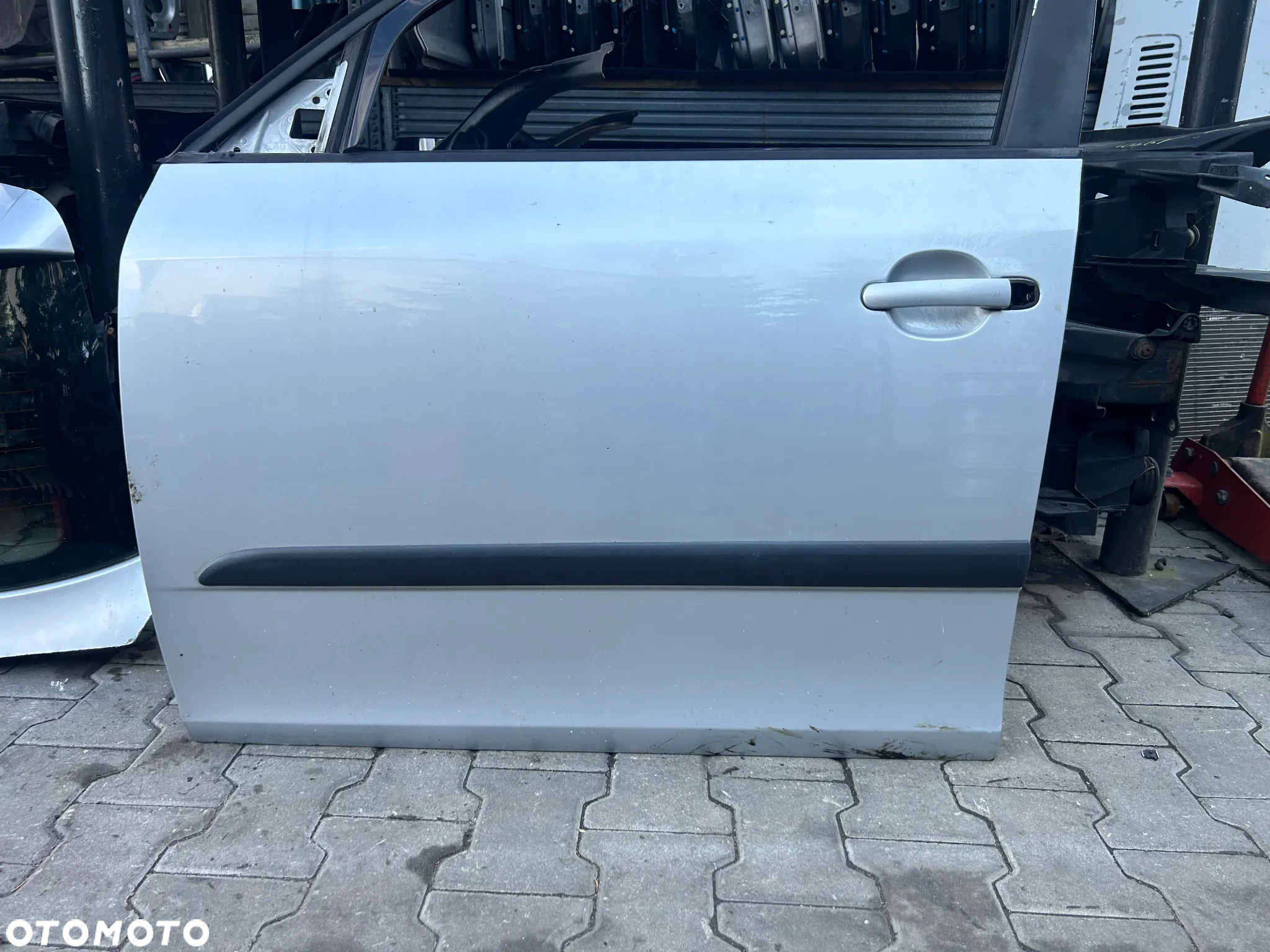 DRZWI PRZEDNIE LEWE PRZÓD LEWY SKODA FABIA 2 LIFT LA7W 9156 WYSYŁKA !!!! - 2