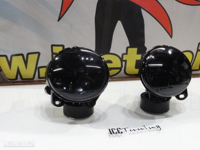 Farois de nevoeiro com luz branca 5000k para BMW F10, F11, F22, F23, E92, E93, F07 em cristal ou em fundo escurecido (smoke) - 15