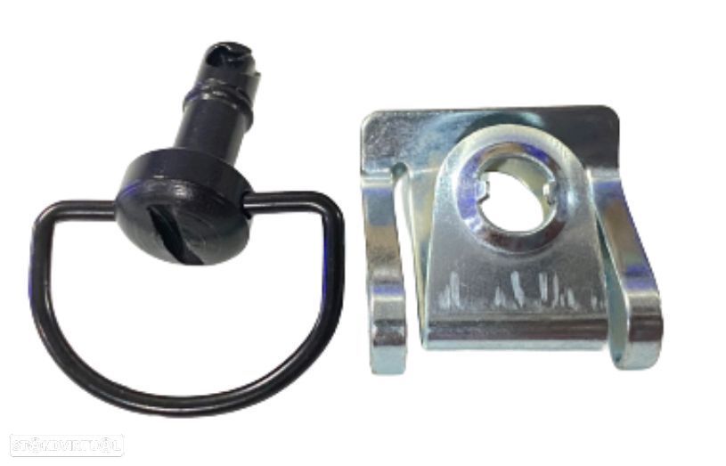 parafuso de aperto rapido 17mm preto para carenagens de moto - 1