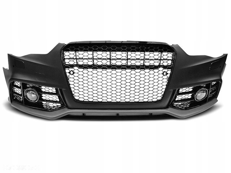 Zderzak przod kompletny kratki grill PDC RS S-look Audi A5 b8 8t Lift 2011- - 1