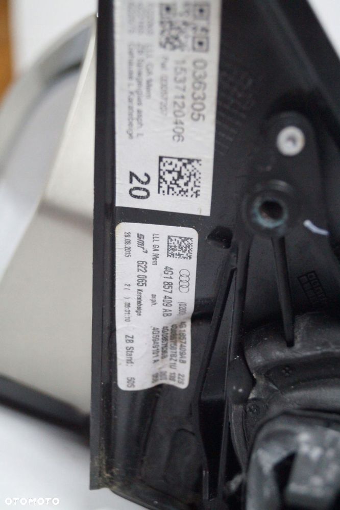 audi a6 c7 4g lift lusterko lewe 12 pin lz1u eu - 2