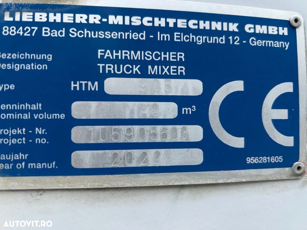 Mercedes-Benz Arocs 3743, Liebherr 9mc, Factura externa - 6