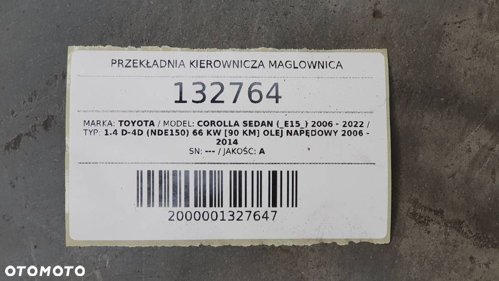 PRZEKŁADNIA KIEROWNICZA MAGLOWNICA COROLLA E15 2008 1.4 D4D - 6