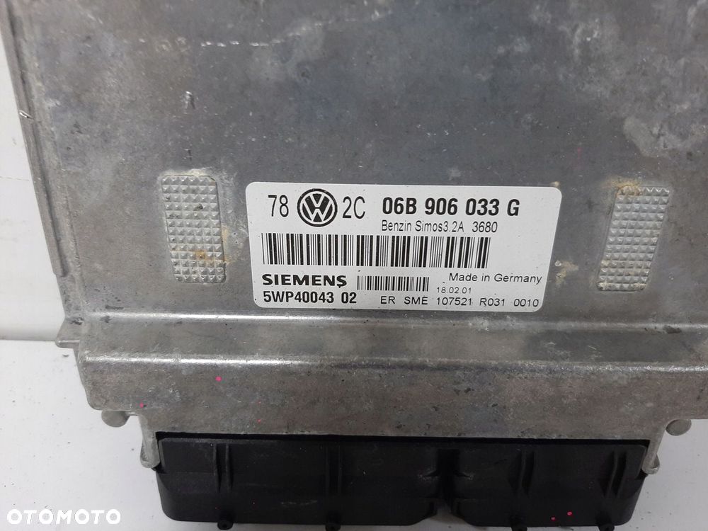 VW PASSAT B5 LIFT 2.0 8V 01R STEROWNIK SILNIKA ZESTAW 06B906033G KLUCZ IMMO - 15