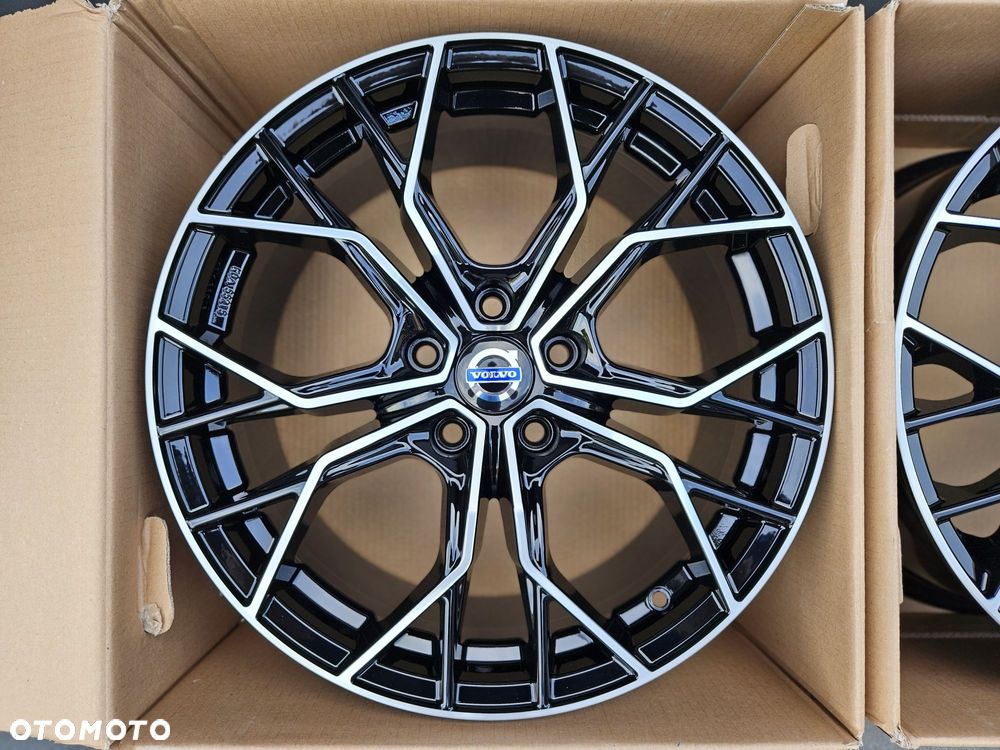 VOLVO 18 Nowe 5x108 S60 V60 S90 V90 S80 V70 XC60 XC40 V40 Felgi Czarne - 3