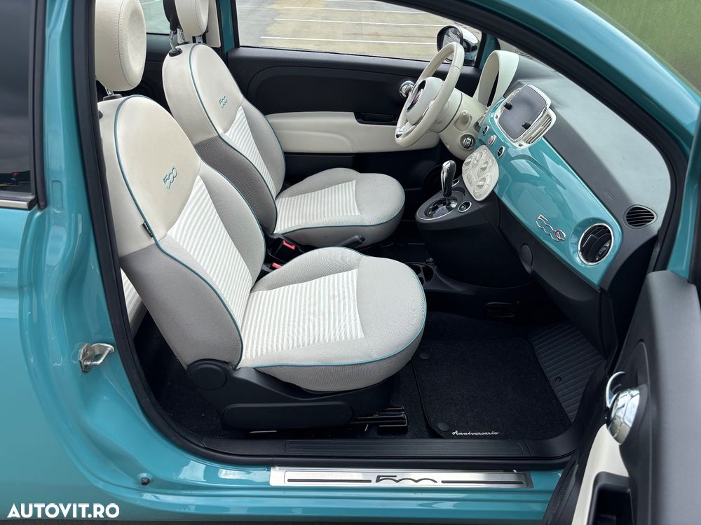 Fiat 500 0.9 8V TwinAir Dualogic Start&Stopp Anniversario - 13