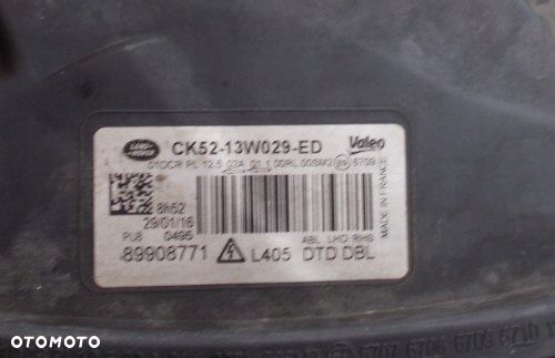 LAMPA PRAWA PRZEDNIA RANGE ROVER VOGUE L405 XENON SKRĘTNY CK52 - 16