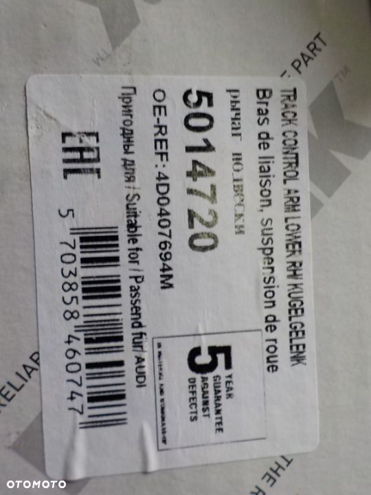 PASSAT B5 AUDI A4 B5 A6 WAHACZ PRAWY DÓŁ NOWY NK - 2