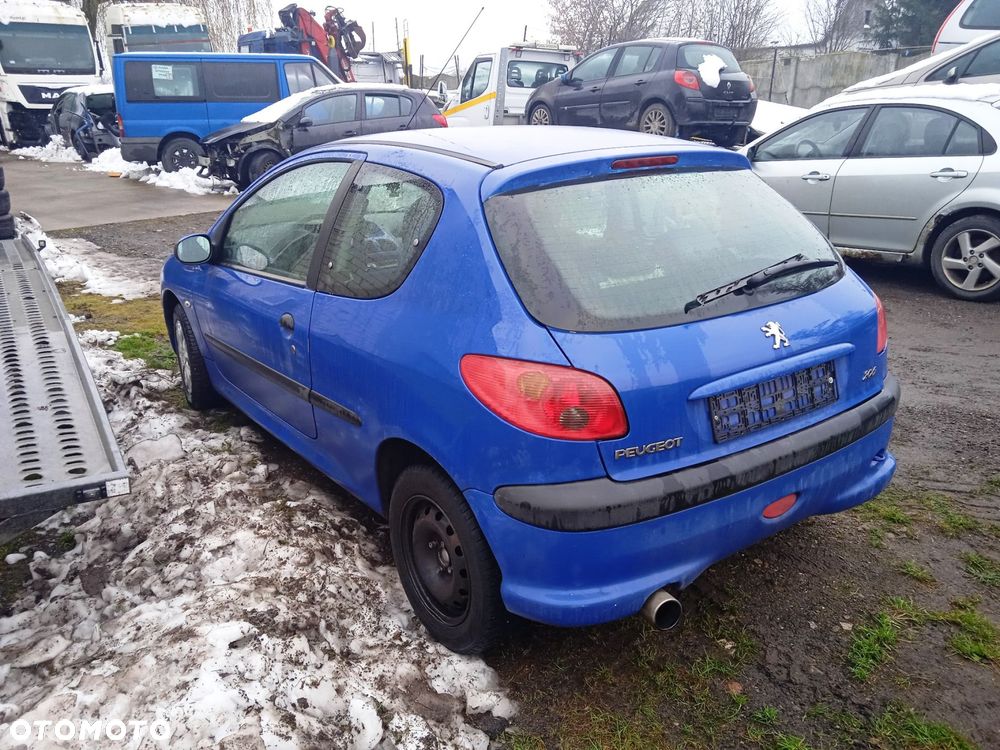 Na części Peugeot 206 1.1 B 5D kolor EGJB silnik HFX skrzynia maska klapa błotnik drzwi zderzak szyba - 2