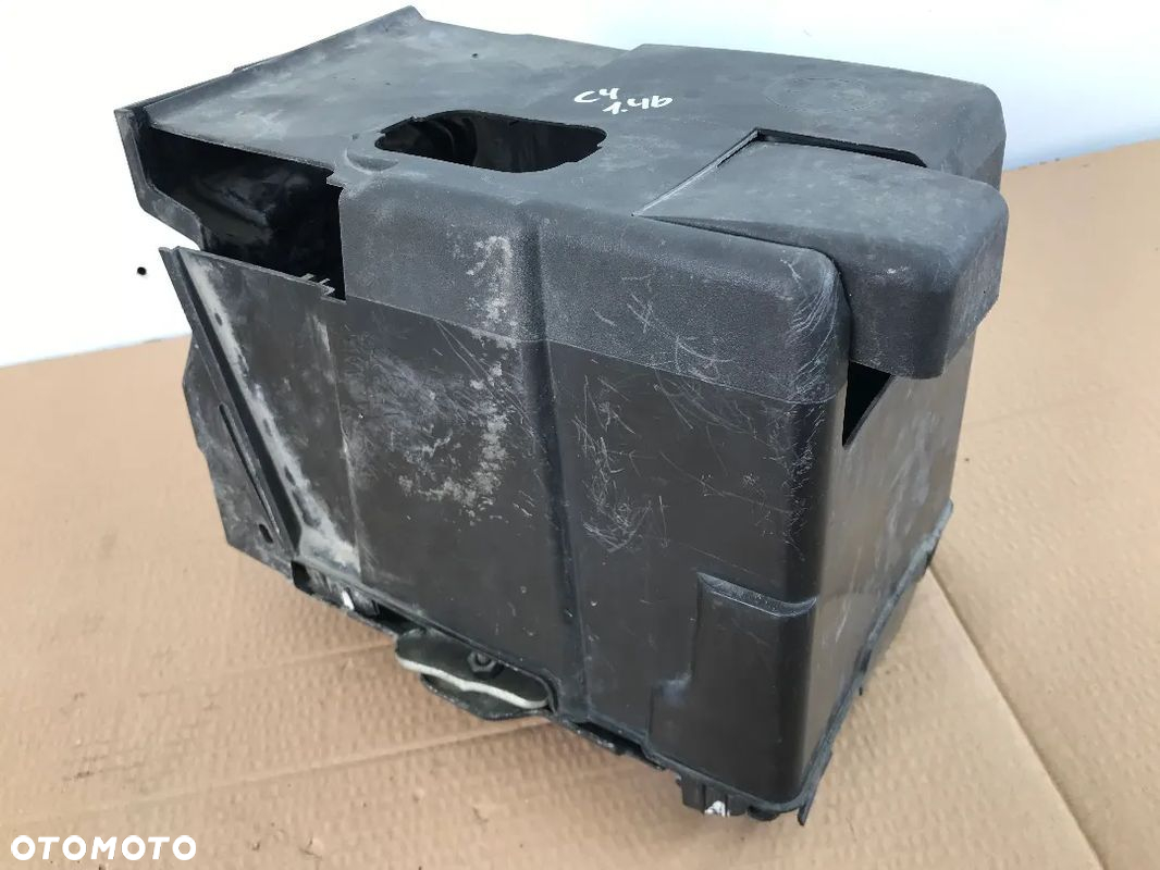 Podstawa akumulatora Citroen C4 I 04-10r. mocowanie półka pokrywa obudowa 9658356380 - 3