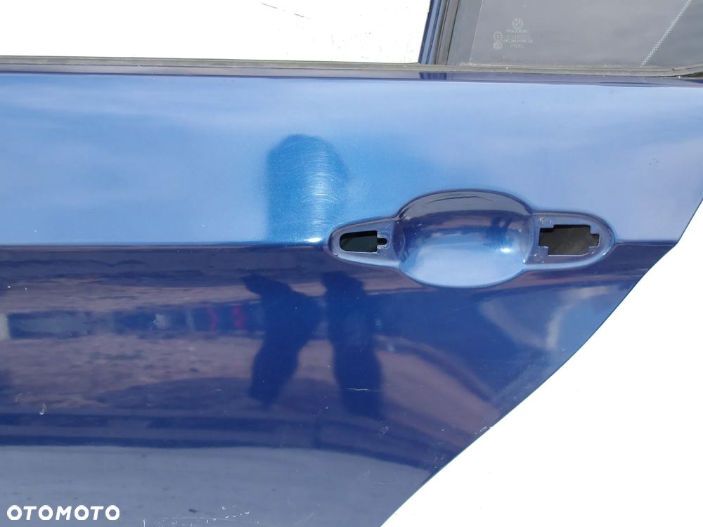 DRZWI LEWE TYŁ TYLNE BMW E90 LEMANS BLAU F-VAT - 5