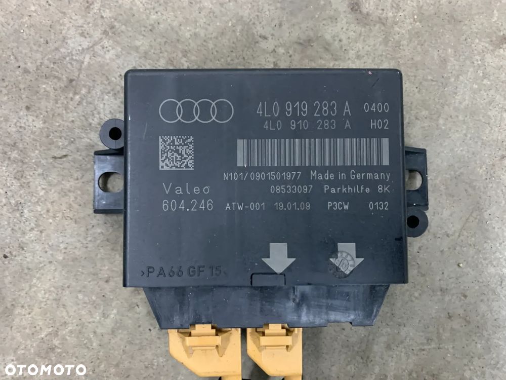 moduł sterownik PDC parkowania 4L0919283A A6 C6 FL Lift 2.7 TDI - 1