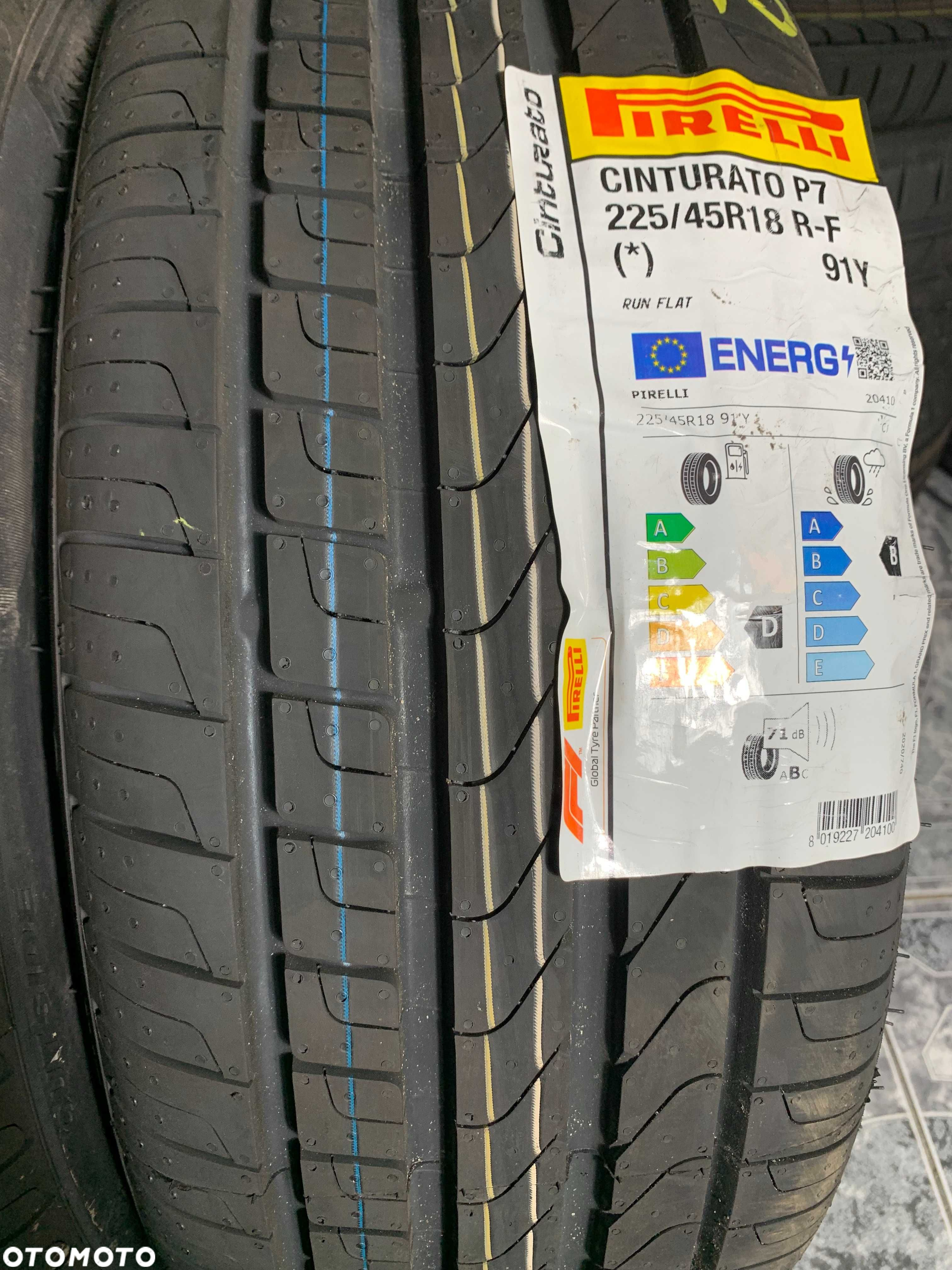 225/45 R18 91 Y RUN ON FLAT Pirelli P7 Cinturato - 2 szt NOWE NR:22 - 4