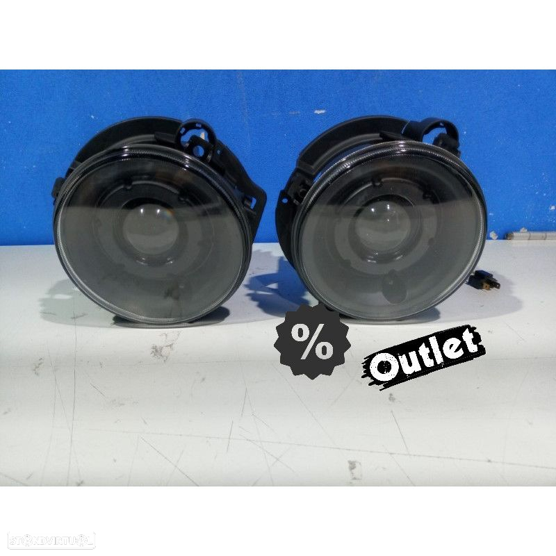 R145703C1 FARÓIS COM PROJETOR MERCEDES G W461 W463 89- FUNDO PRETO LOOK AMG G65 - 2