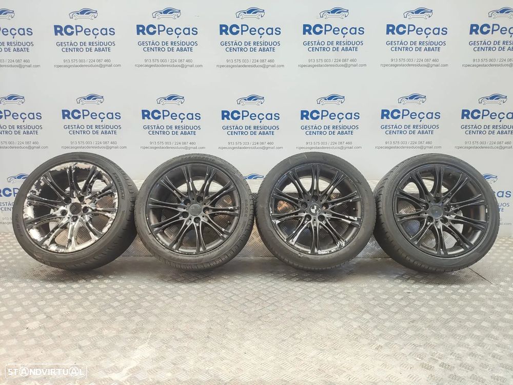 Conjunto Jantes Originais 18 BMW Serie 5 E60 E61 LCI 8J ET20 5x120 - 1