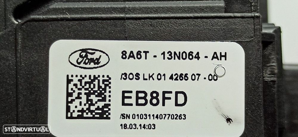 BLOCO DE CONTROLE MULTIFUNÇÕES FORD FIESTA (CCN) TITANIUM - 5