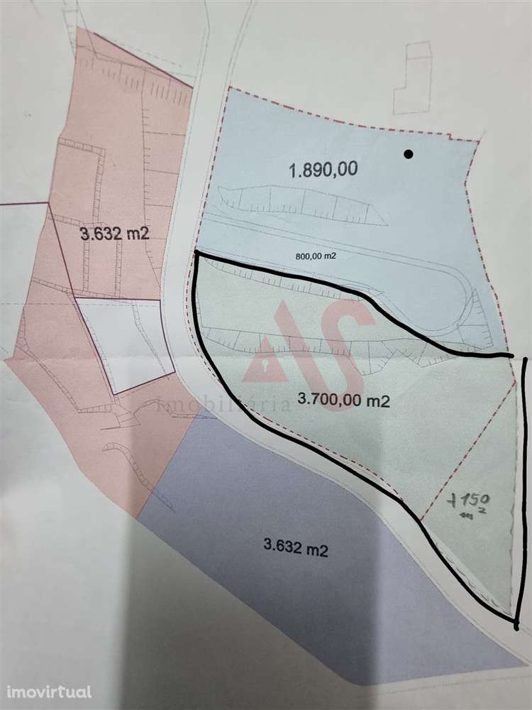 Terreno para construção com 3.850 m2 em Figueiras e Covas, Lousada - Grande imagem: 5/5