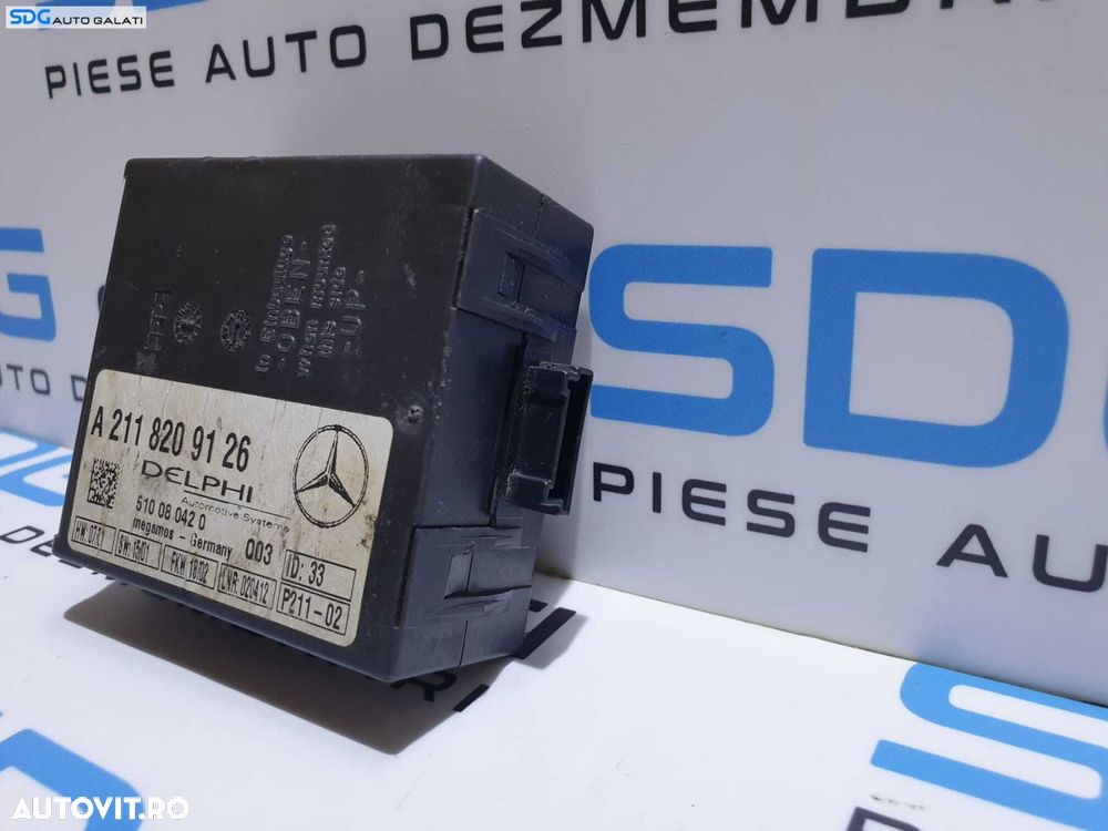 Unitate Modul Calculator Alarma Antifurt Mercedes Clasa E Class W211 2002 - 2009 Cod A2118209126 [LR0516] - 4