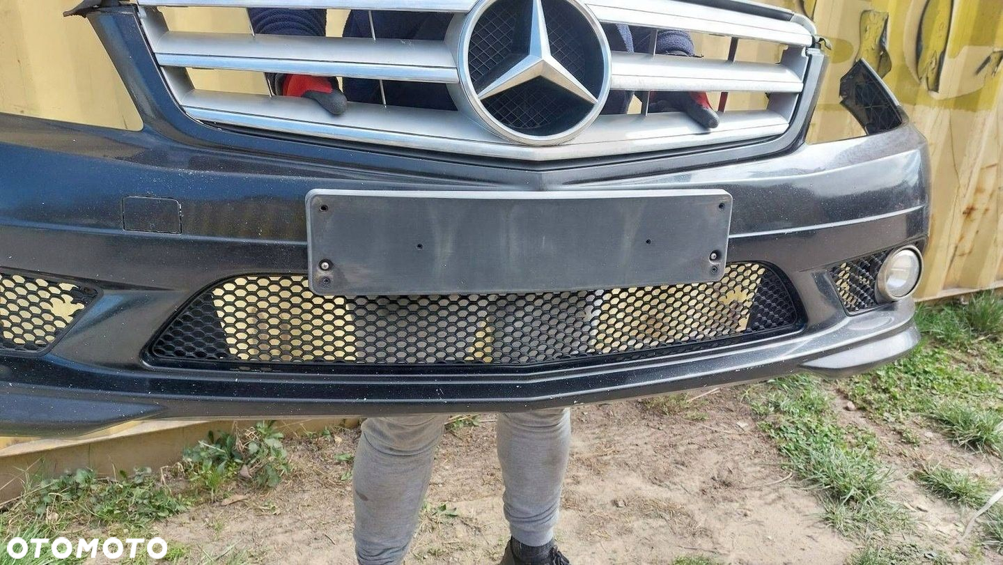 MERCEDES C-KLASA W204 AMG 07-10 ZDERZAK PRZÓD PRZEDNI A2048853725 - 7
