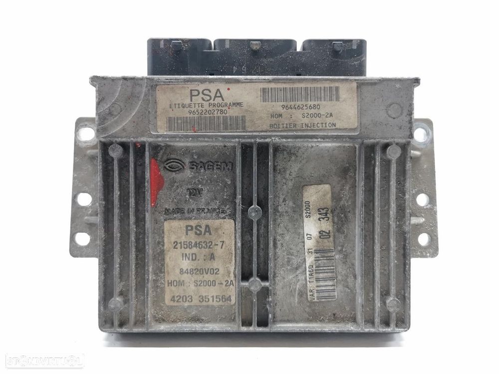 CENTRALINA MOTOR UCE PEUGEOT 206 FASTBACK 2004 - 3