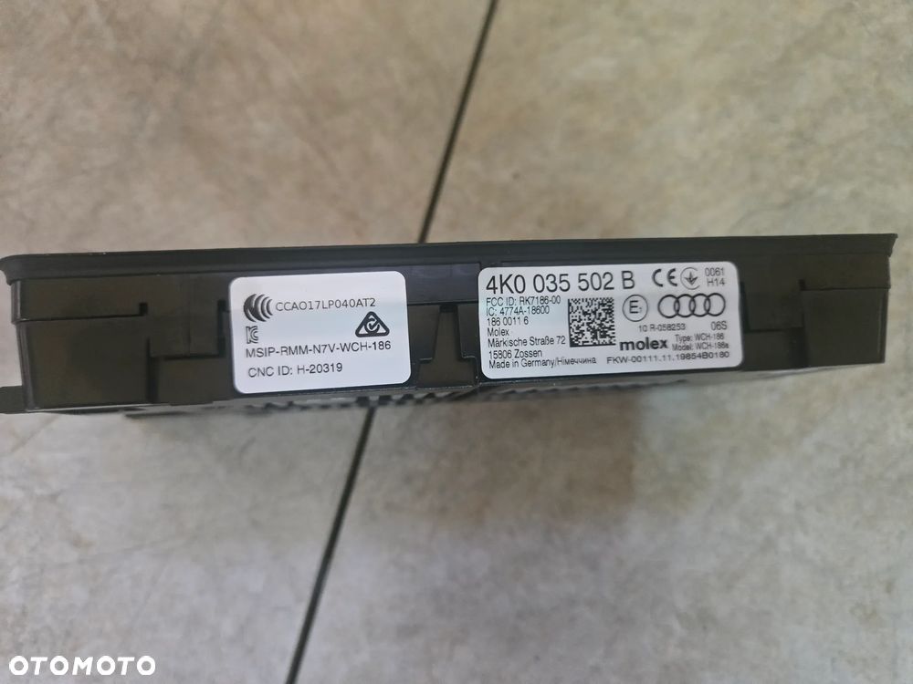 AUDI A4 A5 A6 C8 ŁADOWARKA INDUKCYJNA 4K0035502B - 5