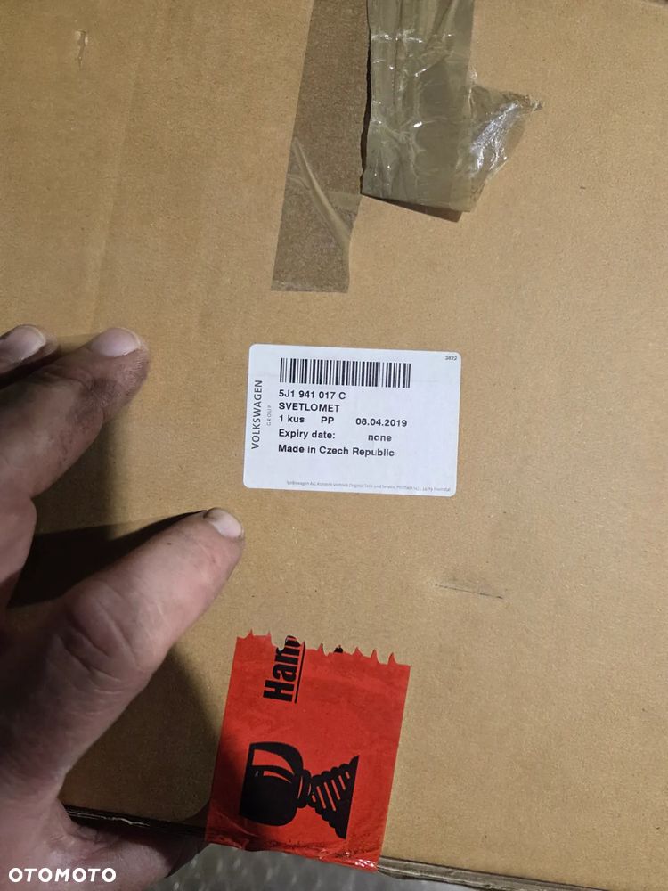 Lampa lewa przód przednia Škoda Fabia II Roomster Lift 5J1941017C Reflektor lewy przód przedni Škoda Fabia II Roomster 5J1941017C 2010 2011 2012 2013 2014 - 5