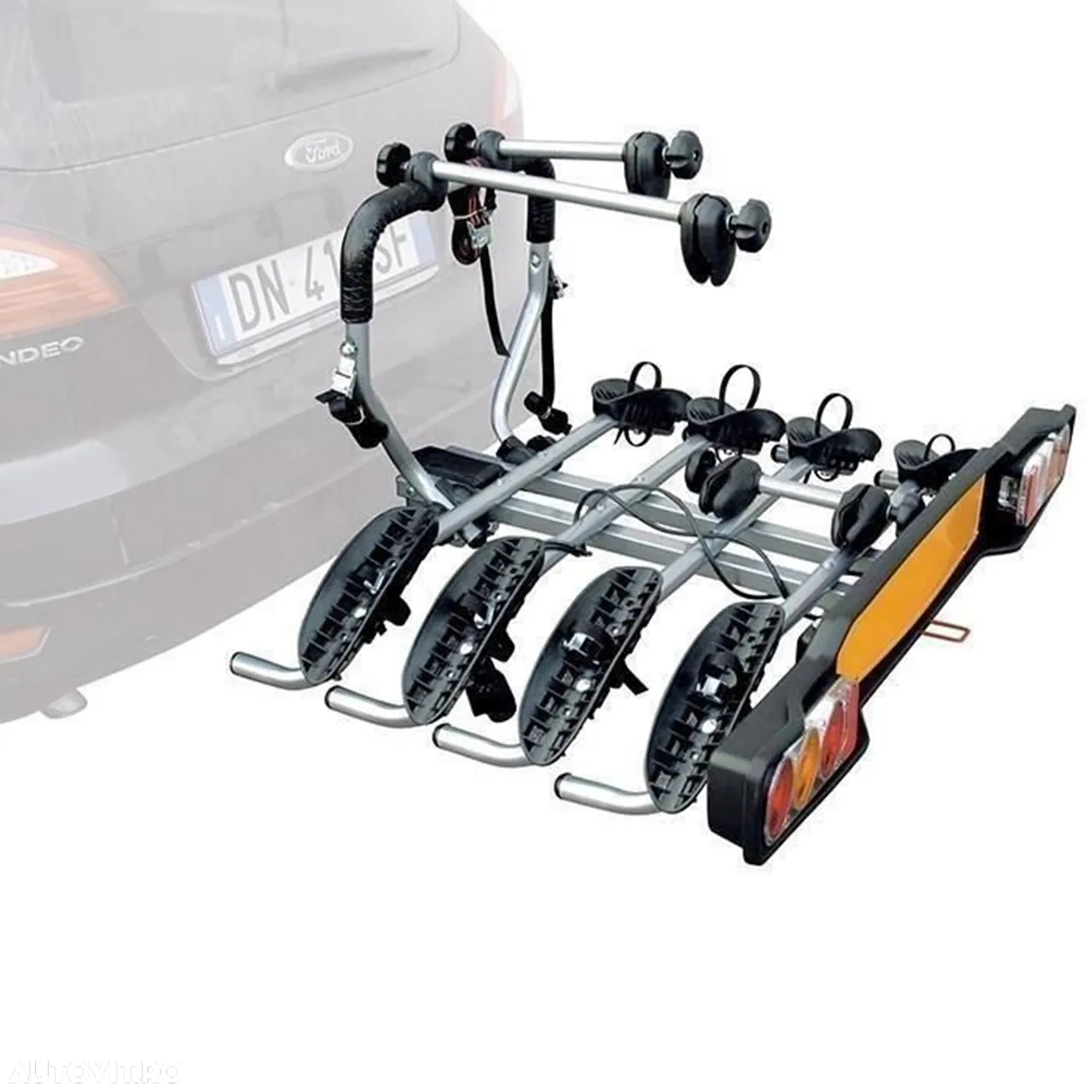 Suport 4 biciclete Peruzzo Siena 668/4 cu prindere pe carligul de remorcare, Nou_pret importator, emitem Factura & Garantie - 6