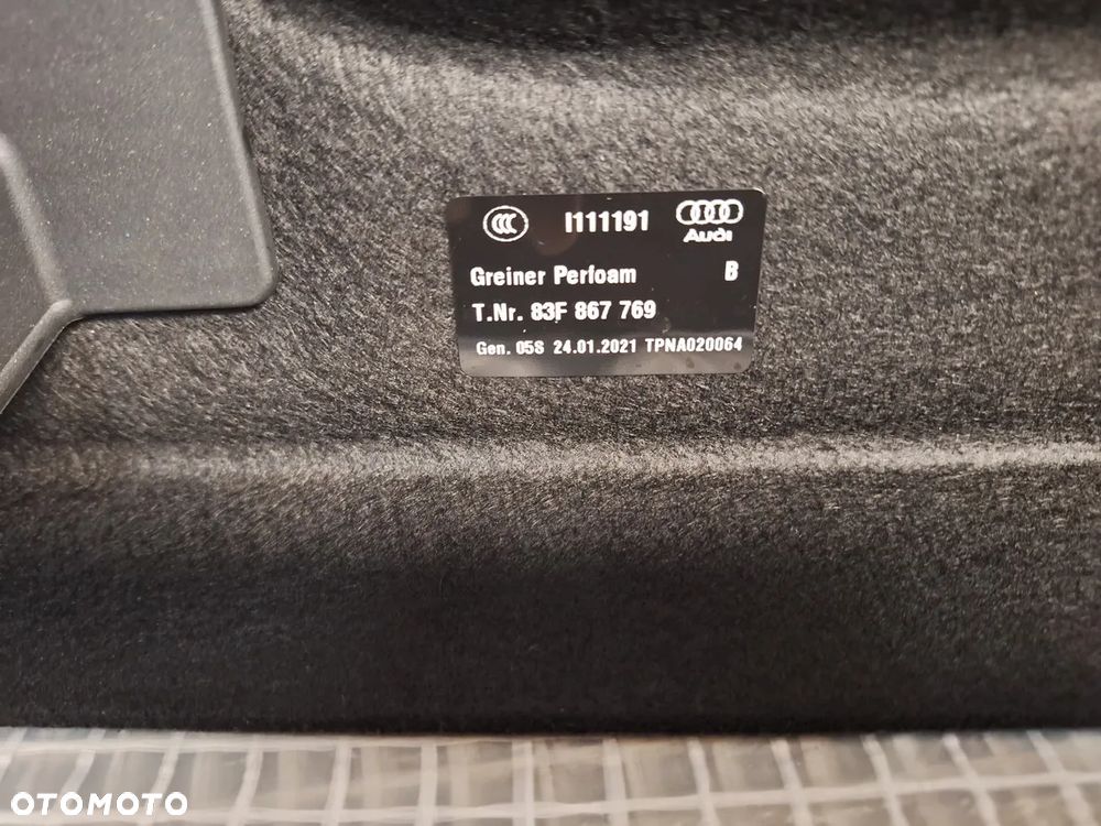 polka bagaznika audi q3 II 83f sportback 2018- 83f867769 orginal demontaz - 5