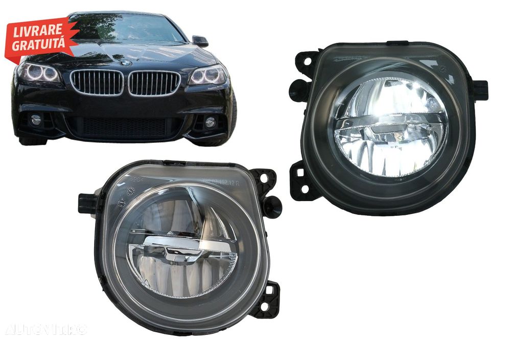 Proiectoare Ceata Lumini de Ceata BMW Seria F07 F10 F11 F18 LCI (2014-up) Facelift- livrare gratuita - 11