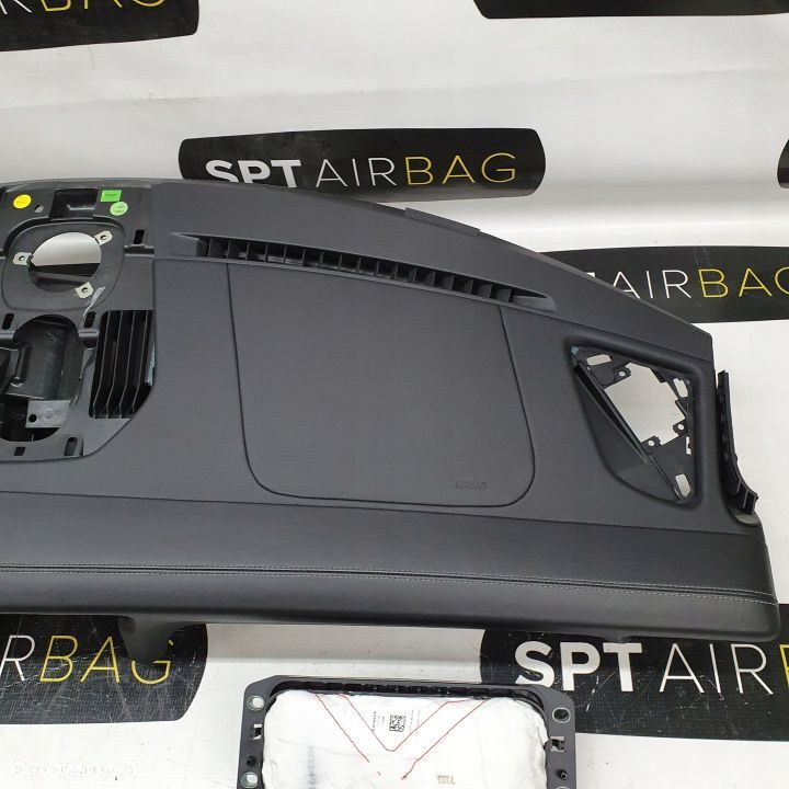 PORSCHE 911 991 DESKA ROZDZIELCZA KONSOLA KOKPIT PULPIT PODUSZKI AIRBAG AIR BAG PASY KIT SET - 4