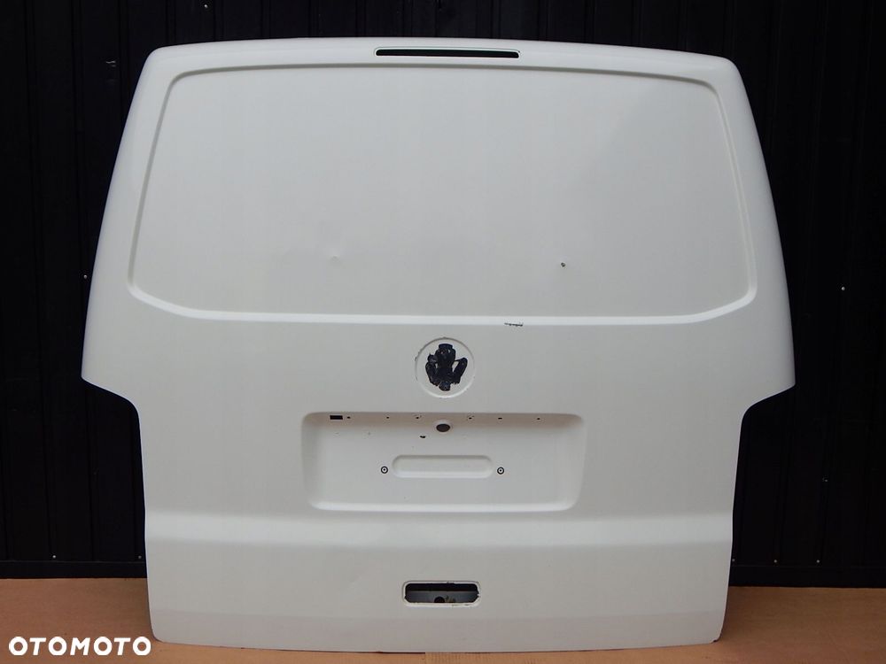 vw t5 klapa bagażnika tył tylna biała r902 - 1