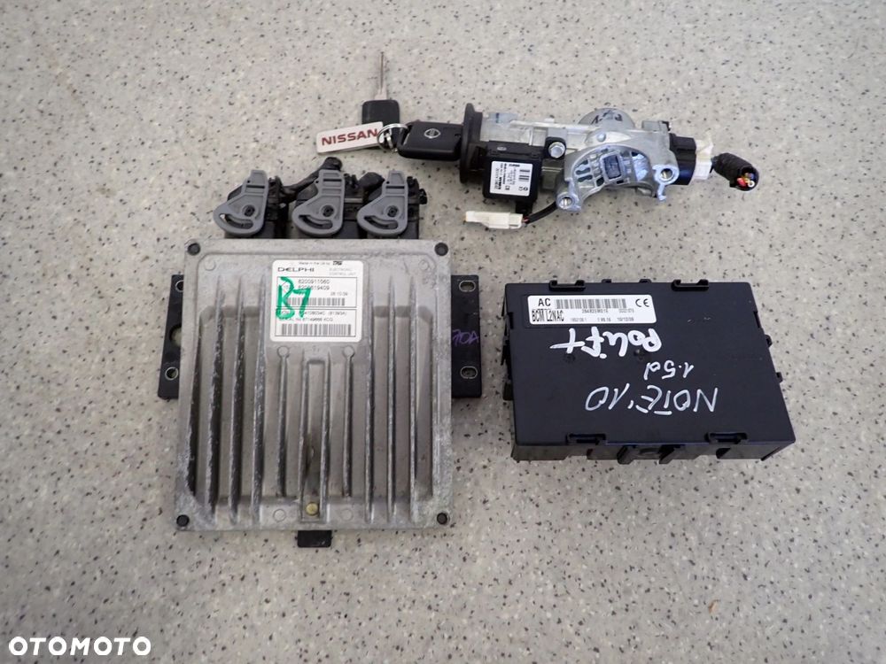 NISSAN NOTE 10-12 E11 1.5 DCI ZESTAW STARTOWY KOMPUTER STACYJKA - 1