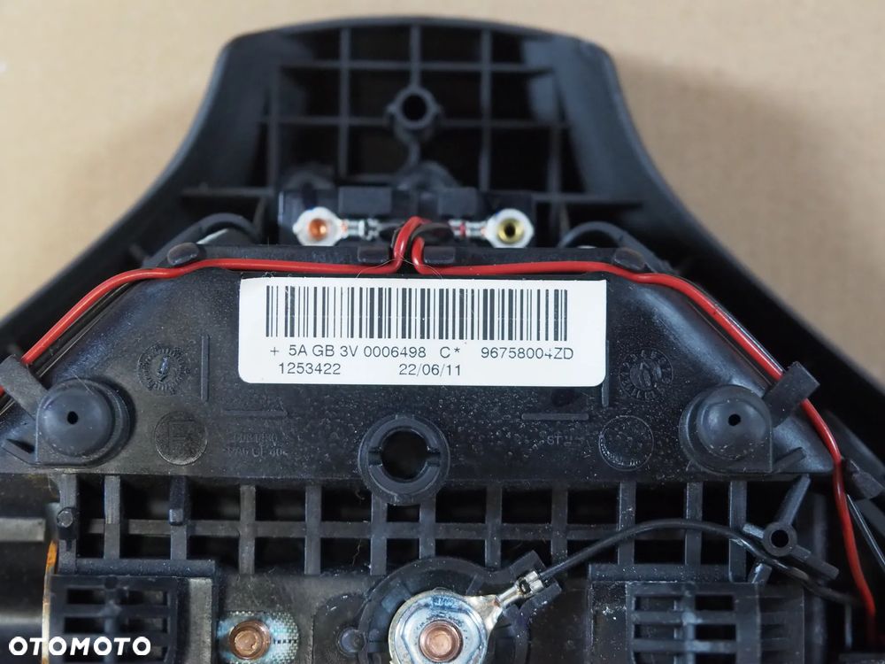 Poduszka powietrzna airbag kierowcy  Peugeot 308 T7 96758004ZD - 6