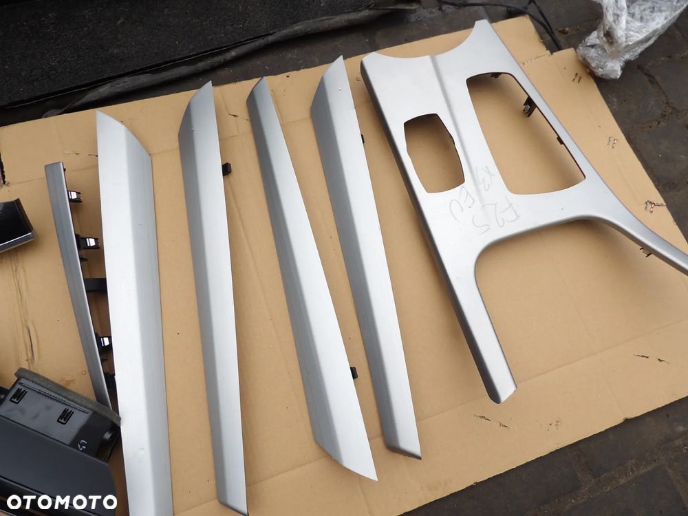 BMW - F25,X3 - KOMPLET DEKORÓW - LISTWY OZDOBNE - KRATKI NAWIEWU - ALUMINIUM - 9184742  9257224 - 3