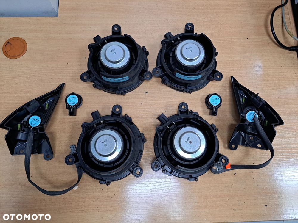 GŁOŚNIKI VOLVO V50 S40 HIGH PERFORMANCE SOUND NIEBIESKA NAKLEJKA KOMPLET 04-12R - 3