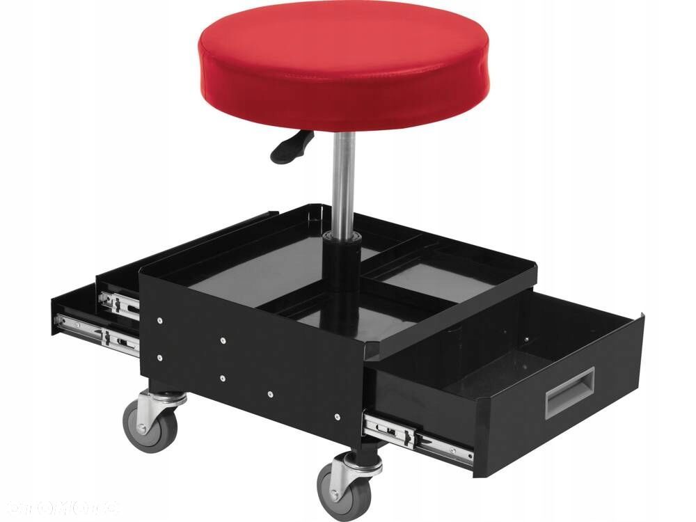YATO TABORET STOŁEK WARSZTATOWY KÓŁKA 3 SIEDZISKO Z SZUFLADAMI YT-08795 - 3
