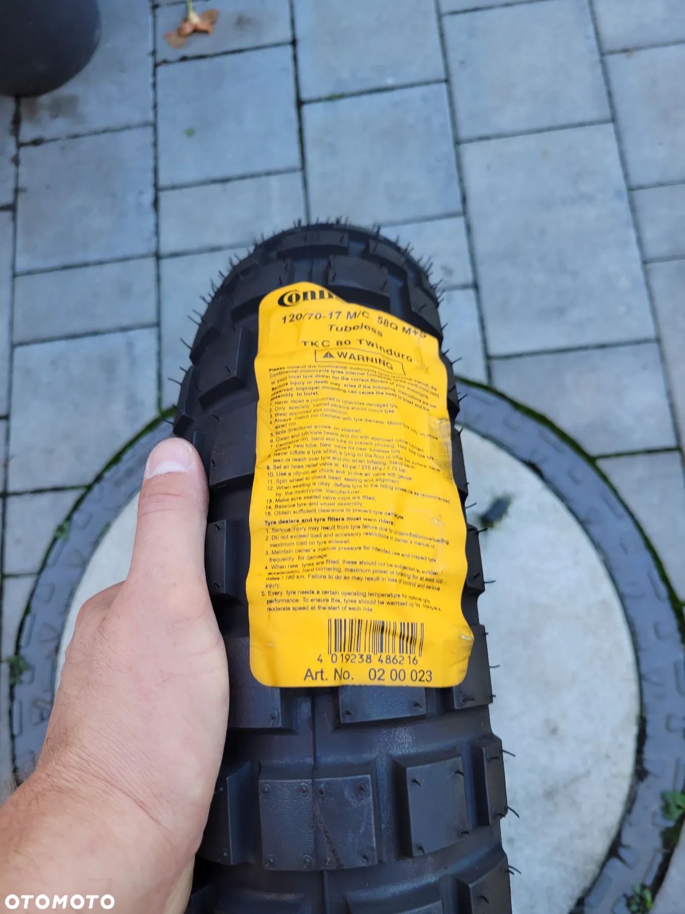 Continental Twinduro TKC 80 120/70/17 DOT 3622 - 1
