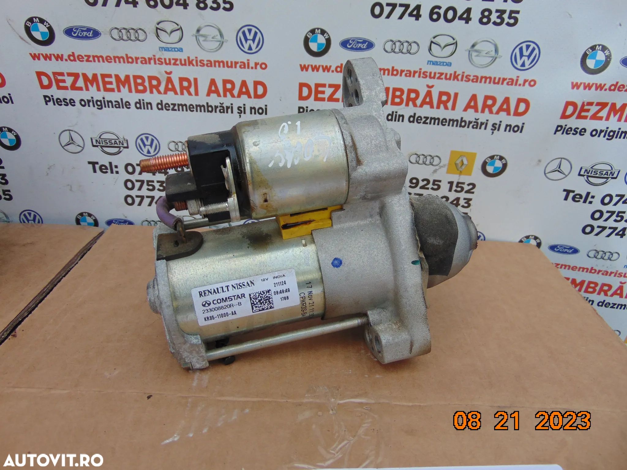 Electromotor dacia 1.0 Logan duster mcv sandeo jogger 1.0tce renault clio 5 captur nissan juke micr - 1
