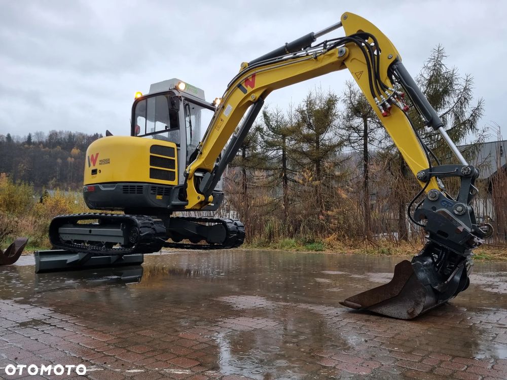 Wacker Neuson EZ53 Koparka 5,8 tony jak Nowa 2018r 1690mt wersja z urządz.do ochrony powietrza azbest itd Klima 3x łyżka Hydrauliczna Perkins silnik z Norwegii - 27