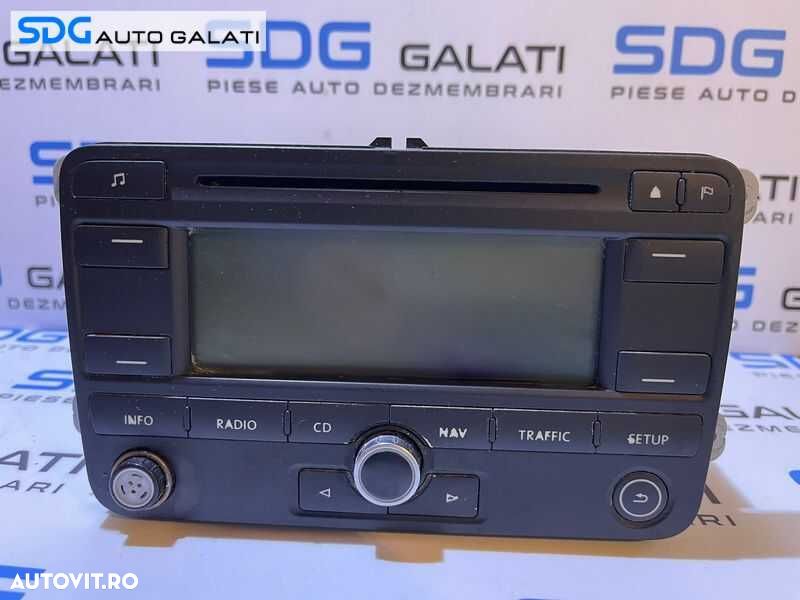 Radio CD Player cu Navigatie GPS RNS 300 VW Passat B6 2005 - 2010 Cod 1K0035191C 7612002042  [C1442] - 1