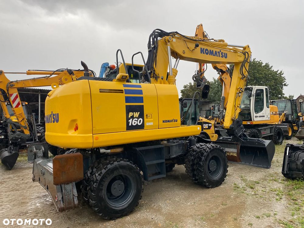 Komatsu PW160-10, 2017 ROK, PODPORY + PŁUG, DŁUŻSZY ZASIĘG, - 2
