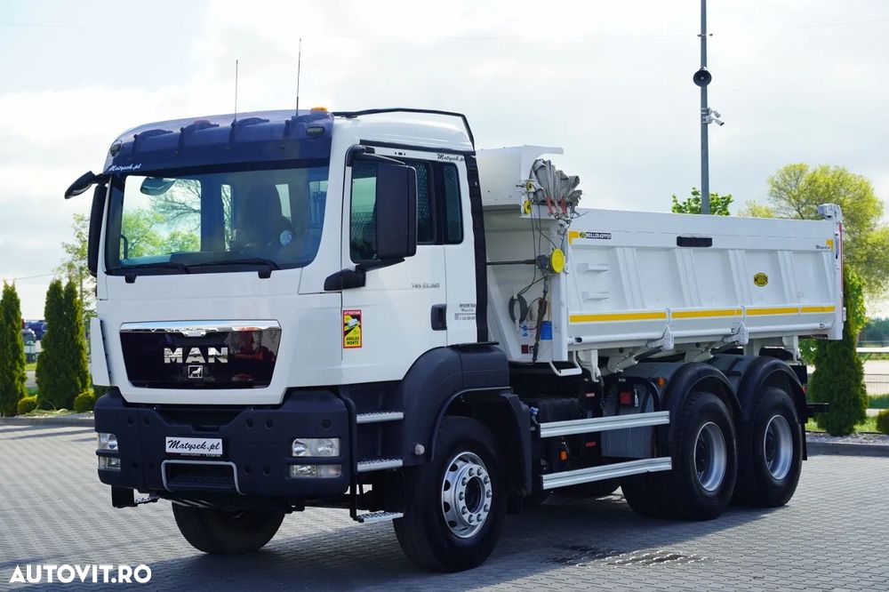 MAN TGS 33.360 / 6x4 / BASCULATOR / HIDRODECKER / MEILLER KIPPER / BORDMATIC / AUTOMAT / EURO 5 - 10