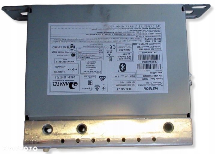 RENAULT MEGANE IV RADIO NAWIGACJA ODTWARZACZ 281159301R - 2