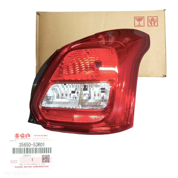 SUZUKI SWIFT LAMPA TYLNA PRAWA KPL 16'- 35650-53R01