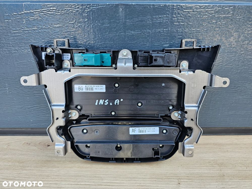 PANEL RADIA KLIMATYZACJI DVD 800 NAVI OPEL INSIGNIA A PRZEDLIFT EUROPA 13273256 13273098 - 5