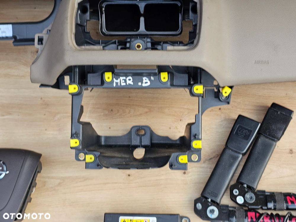 DESKA KONSOLA OPEL MERIVA B EUROPA KOMPLET ORYGINAŁ BRĄZOWA ( NIE NAPRAWIANA ) ORYGINAŁ DEMONTAŻ - 5